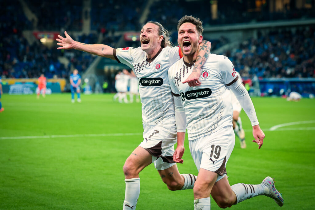 Sinsheim, 02.11.2024, Fussball, Bundesliga, TSG 1899 Hoffenheim - FC St. Pauli