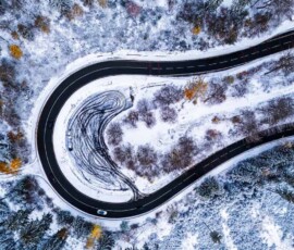Schmitten am Feldberg (Hessen), Spuren im Schnee, Foto: Jörg Halisch