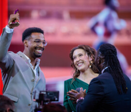 Baden-Baden, Kurhaus, 21.12.2025, Sportler des Jahres 2025. v.l. Leo Neugebauer (Leichtathletik, Zehnkampf), Baden-Baden, Kurhaus, 21.12.2025, Sportler des Jahres 2025.