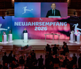 Frankfurt, 26.01.2026, Fussball, DFL Neujahrsempfang